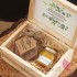 Zestawy z naturalnymi słodyczami dla Nauczycieli Zestaw upominkowy propolis w szkatułce - NATURA - personalizacja Dzień Naucz...