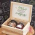 Zestawy z naturalnymi słodyczami dla Nauczycieli Zestaw malina 1 w szkatułce - NATURA - personalizacja Dzień Nauczyciela