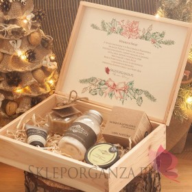 Zestawy świąteczne prezentowe z naturalnymi kosmetykami Zestaw upominkowy ekskluzywny kosmetyki w szkatułce - NATURA - Święta...