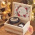 Zestawy świąteczne prezentowe z miodami Zestaw czekoladowy mały w szkatułce - NATURA - personalizacja Święta Bożego Narodzenia