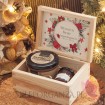 Zestaw czekoladowy mały w szkatułce - NATURA - personalizacja Święta Bożego Narodzenia