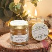 Świeca z wosku pszczelego zapach POMARAŃCZA – personalizacja kolekcja ślubna EUKALIPTUS