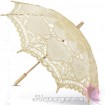 Parasolka classic lace kremowa