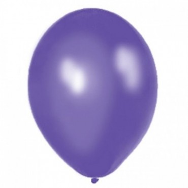 Balony METALICZNE ciemnofioletowe 30 cm, 100 sztuk