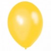 Balony METALICZNE żółte 30 cm, 100 sztuk