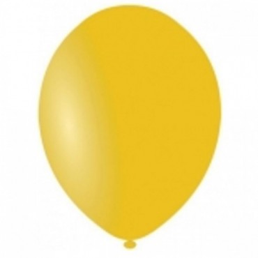 Balony PASTELOWE żółte 25 cm, 100 sztuk
