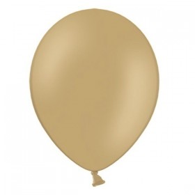 Balony PASTELOWE orzechowe 25 cm, 100 sztuk
