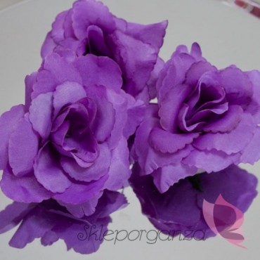 Róże do przylepiania fioletowe, 24 szt