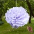 Papierowe kule kwiatowe pompony na wesele Papierowy kwiat, liliowy, 50cm