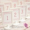 Numery stolików - personalizacja kolekcja LOVE