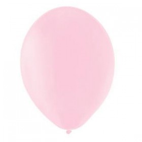 Balony PASTELOWE jasnoróżowe 25 cm, 100 sztuk