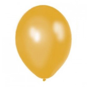 Balony METALICZNE złote 30 cm, 100 sztuk