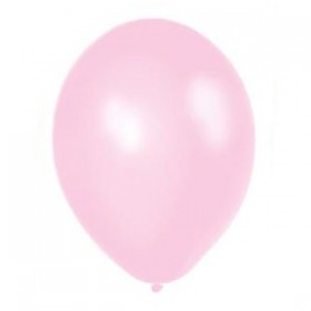 Balony METALICZNE jasnoróżowe 30 cm, 100 sztuk