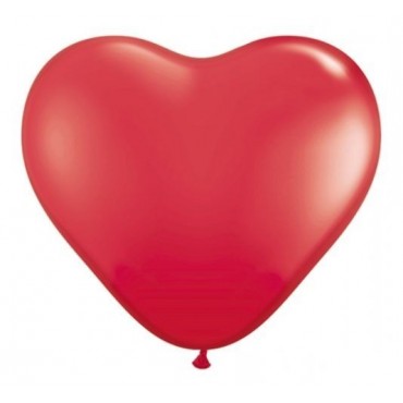 Balony SERCA czerwone 20 cm, 6 sztuk