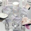 Personalizowane bańki mydlane na wesele  Bańka mydlana szampan - personalizacja