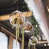 Szklane dekoracje ślubne Świeczniki kula szklana, średnica 10cm, 4szt.