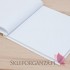 Kwadratowe Księga gości skóra biała - personalizacja kolekcja WOODLAND WHITE