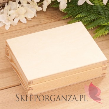 Rustykalny Drewniane pudełko na obrączki mech - personalizacja kolekcja VINTAGE