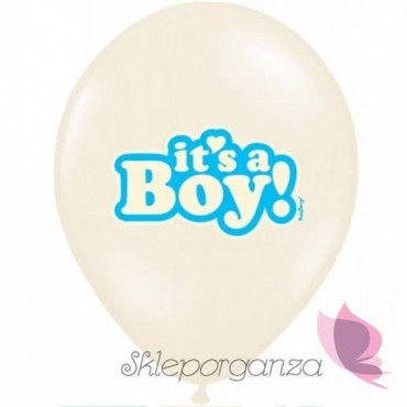 Balony Balony It's a boy, niebieskie, 6szt