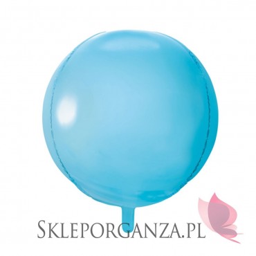 Balon foliowy KULA błękitna 40cm