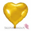Balon foliowy SERCE złote 45cm