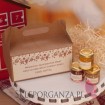 Świąteczny zestaw upominkowy miód - pudełko EKO - personalizacja