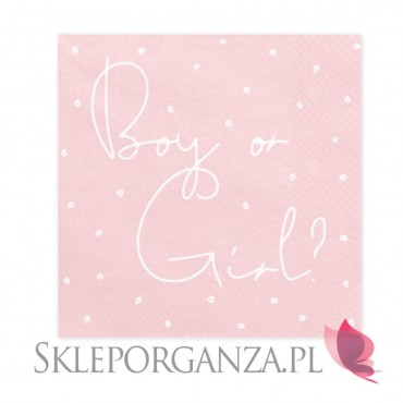 Kolekcja Boy or Girl Serwetki KOLEKCJA Boy or Girl