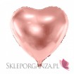 Balon foliowy serce rose gold 61cm
