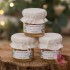 Personalizowane słoiczki z miodem na wesele  Podziękowanie dla gości – miód biały – personalizacja kolekcja ślubna EUKALIPTUS
