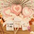 Rose Gold Lizak serce różowe - personalizacja kolekcja TEAM BRIDE