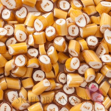 Cukierki karmelki złote IHS Słodycze komunijne