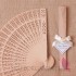 Wachlarze weselne personalizowane Wachlarz drewniany - personalizacja