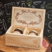 Zestaw miodów w szkatułce - mini - personalizacja Dzień Nauczyciela
